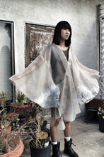 Load image into Gallery viewer, Valerj Pobega Arachnophobia chrysalis sheer kimono