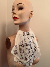 Load image into Gallery viewer, Valerj Pobega Lilies and Snakes Poetry scarf