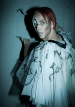 Load image into Gallery viewer, Valerj Pobega Hero Words White Short Cape