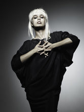 Load image into Gallery viewer, Valerj Pobega This is England Solid Dolman Sleeve Dress